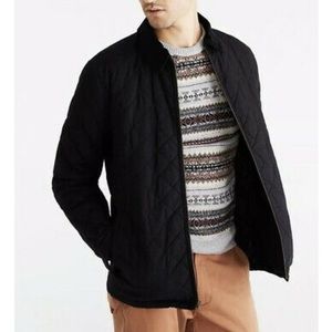 🆕J. Crew Mercantile Black Quilted Jacket